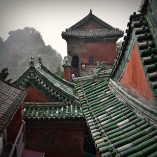 Les monts Wudang. Ensemble de temples en haut du mont du pilier céleste