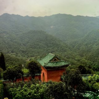 Les monts Wudang. Vues sur la montagne