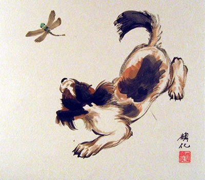 Le chien est compatible avec le cheval de feu